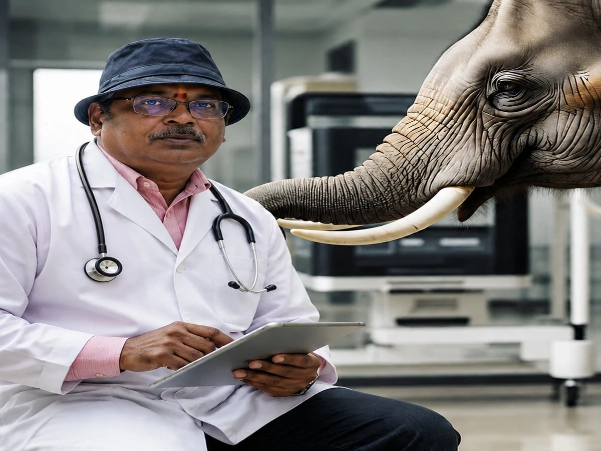 elephant specialist dr krish asokan
